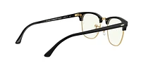 RB3016 Clubmaster Blue-Violet Light Clear