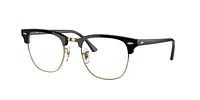 RB3016 Clubmaster Blue-Violet Light Clear