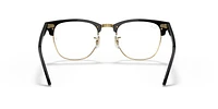 RB3016 Clubmaster Blue-Violet Light Clear