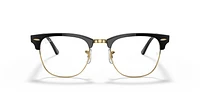 RB3016 Clubmaster Blue-Violet Light Clear