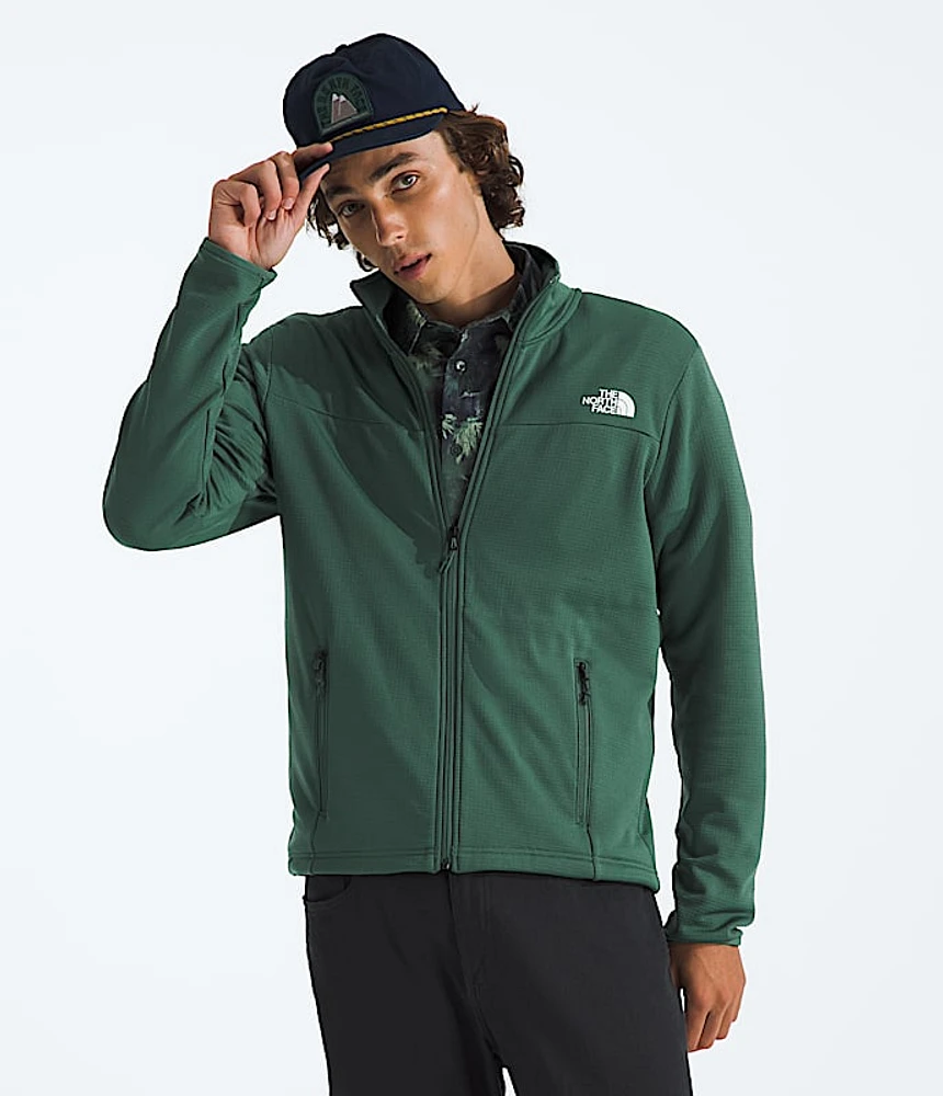Men’s Cedar Trail Grid Fleece Full-Zip Jacket