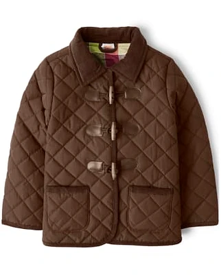 Girls Quilted Jacket - Pony Club