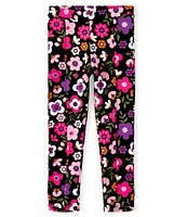 Girls Floral Ponte Jeggings - Tree House