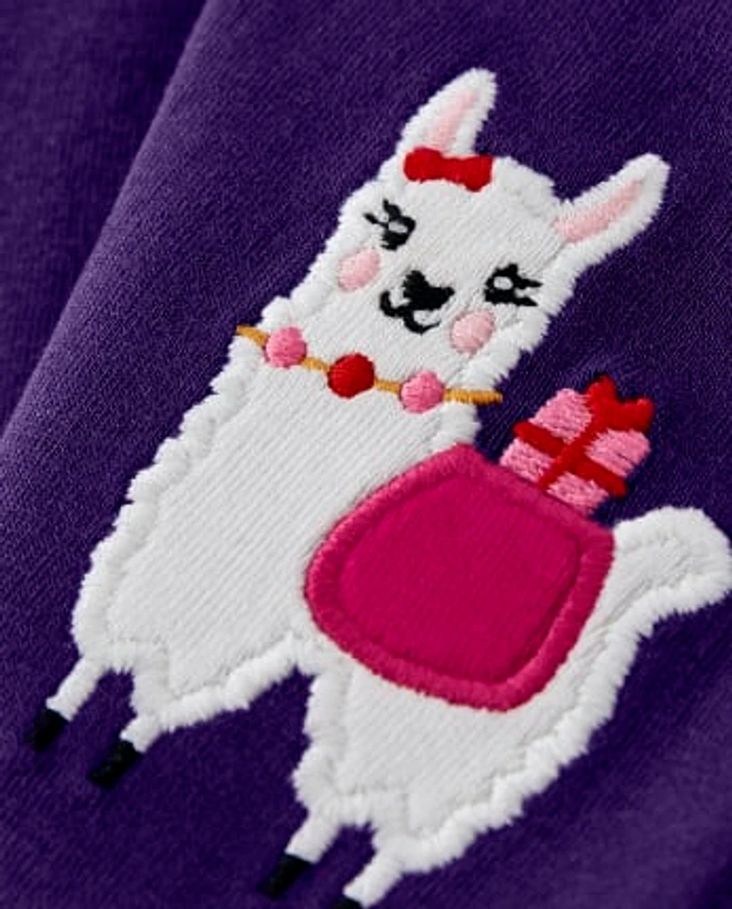 Girls Llama Leggings