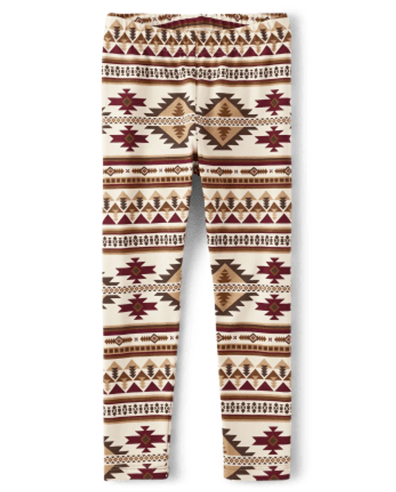 Girls Western Leggings - Rustic Ranch