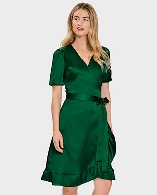 Womens Mommy And Me Ruffle Wrap Dress - All Dressed Up