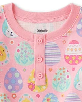 Girls Easter Egg Snug Fit Cotton Pajamas - Gymmies