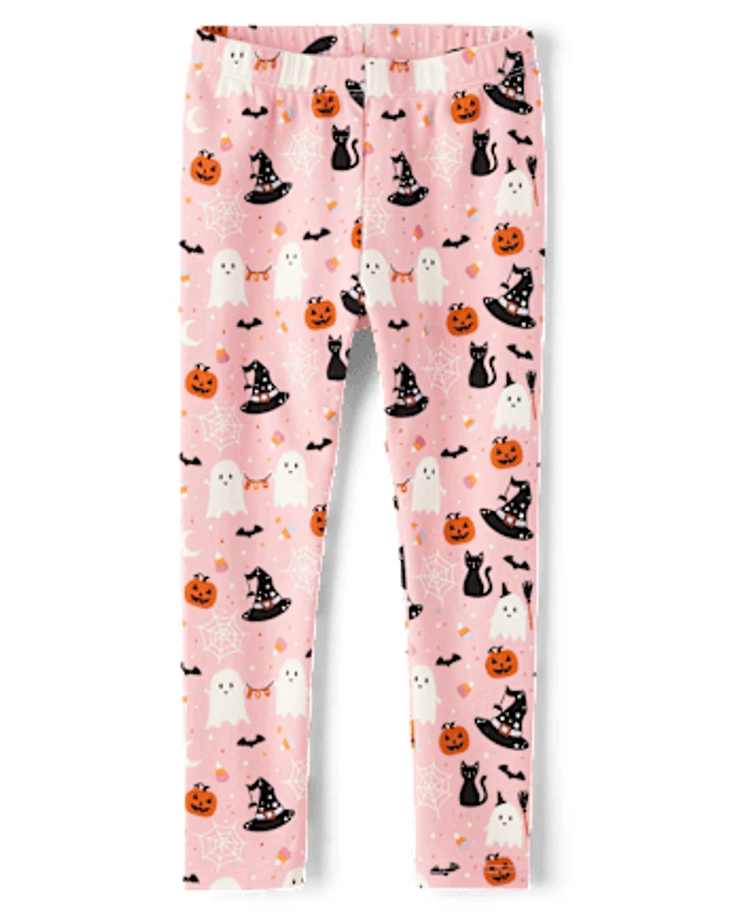 Girls Halloween Leggings