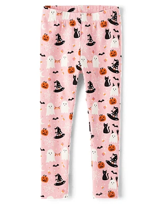 Girls Halloween Leggings