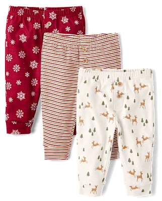 Baby Holiday Pants 3-Pack - Homegrown by Gymboree
