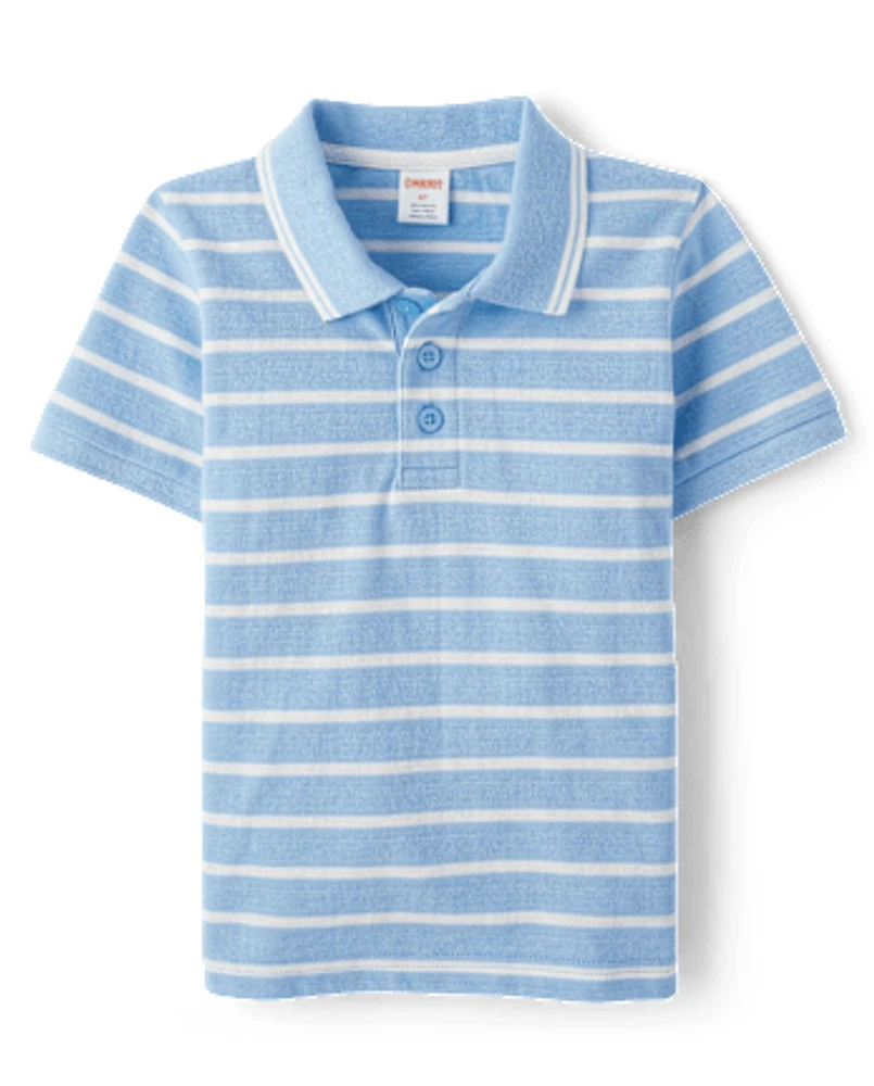 Boys Striped Polo