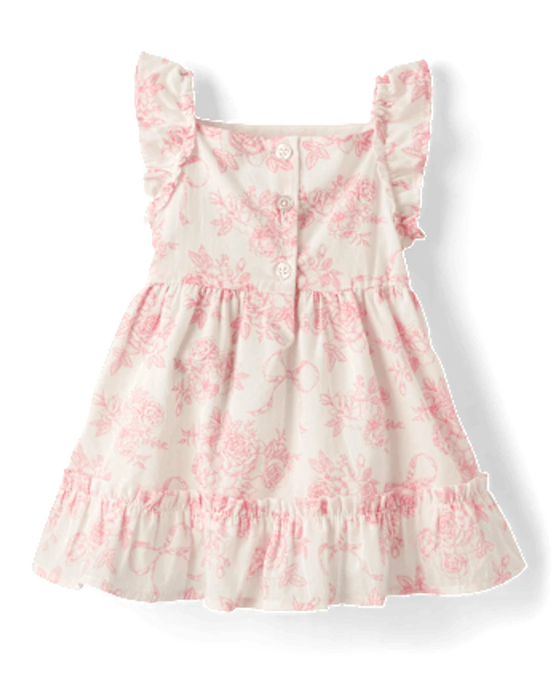 Baby Girls Floral Dress 2-Piece Outfit Set - Homegrown by Gymboree
