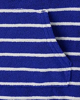 Kids Striped Hooded Cover Up - Swim