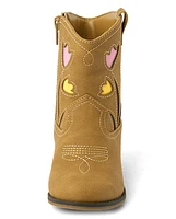 Girls Floral Cowgirl Boots - Garden Party
