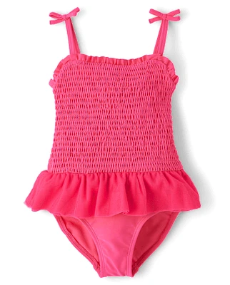Maillot de bain une pièce tutu froncé pour fille - Swim