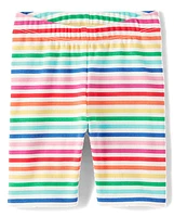 Girls Print Bike Shorts - Little Essentials