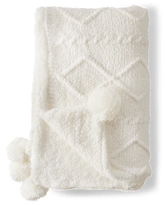 Adult Cable Knit Cozy Blanket