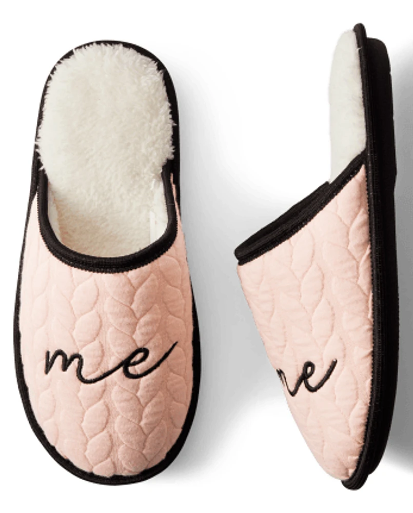 Womens Me Time Slippers
