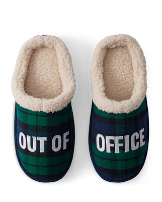 Mens Out Of Office Slippers