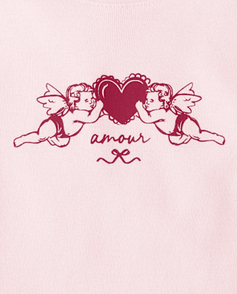 Tween Girls Graphic Baby Tee