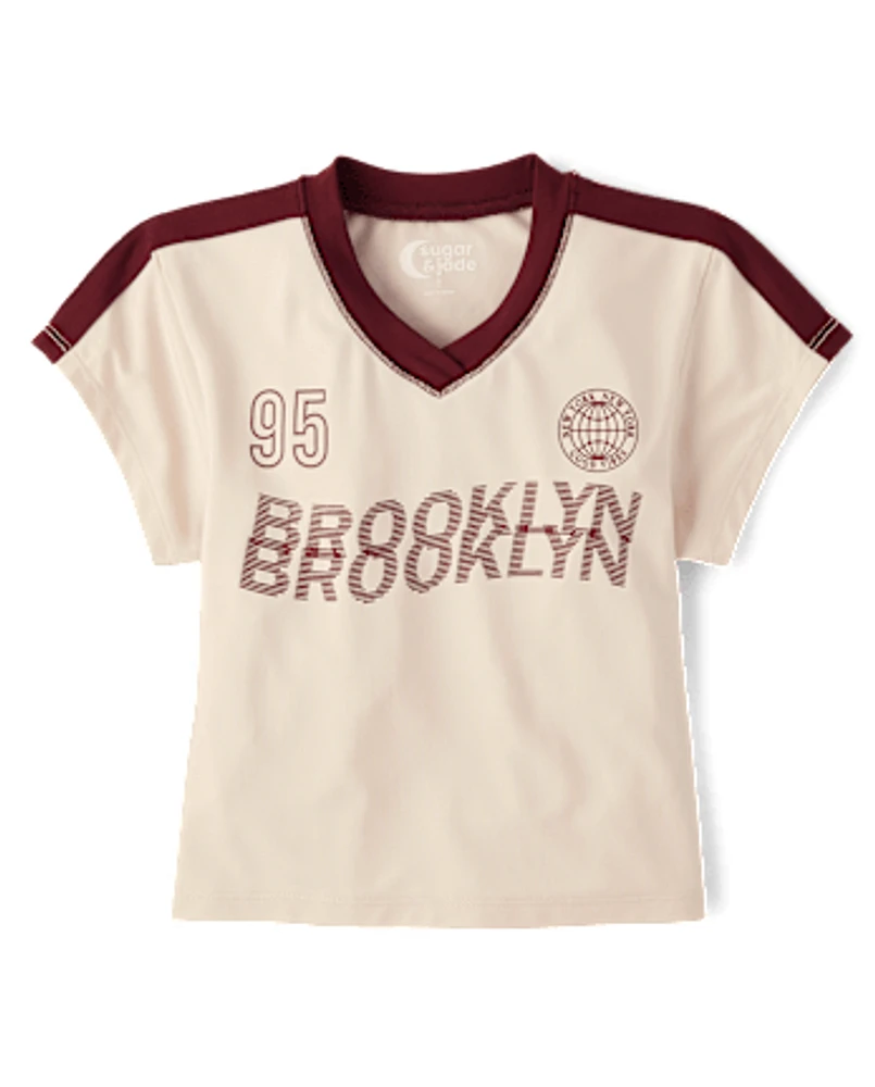 Tween Girls Quick Dry Sporty Baby Tee