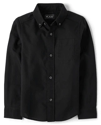 Kids Uniform Oxford Button Down Shirt