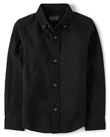 Kids Uniform Oxford Button Down Shirt