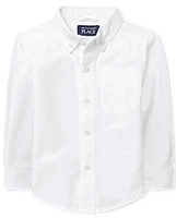 Baby And Toddler Uniform Oxford Button Down Shirt