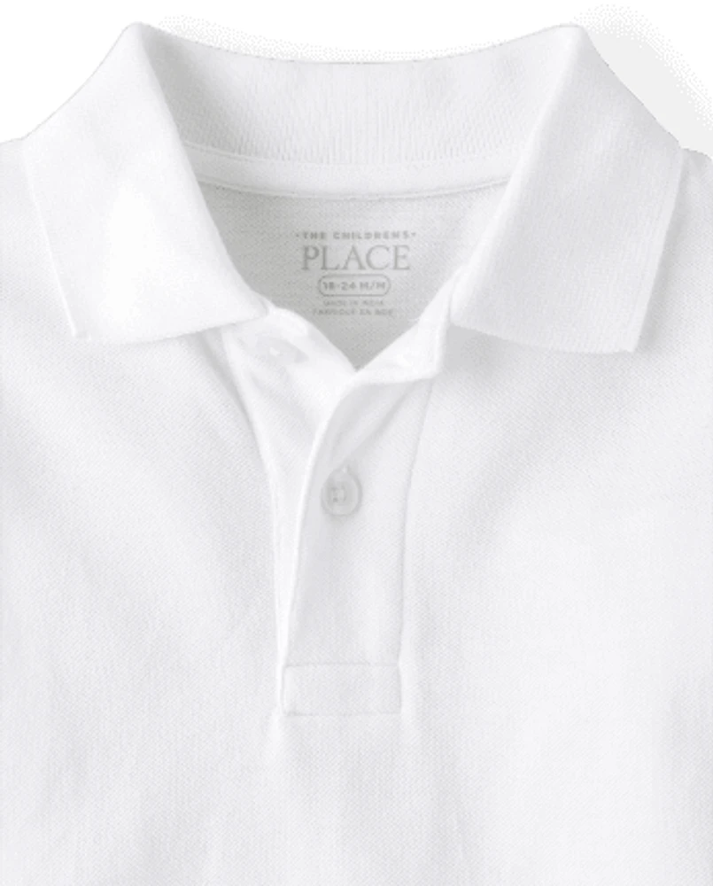 Baby And Toddler Uniform Pique Polo