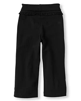 Baby And Toddler Girls Active Foldover Waist Pants