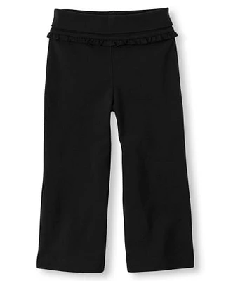 Baby And Toddler Girls Active Foldover Waist Pants