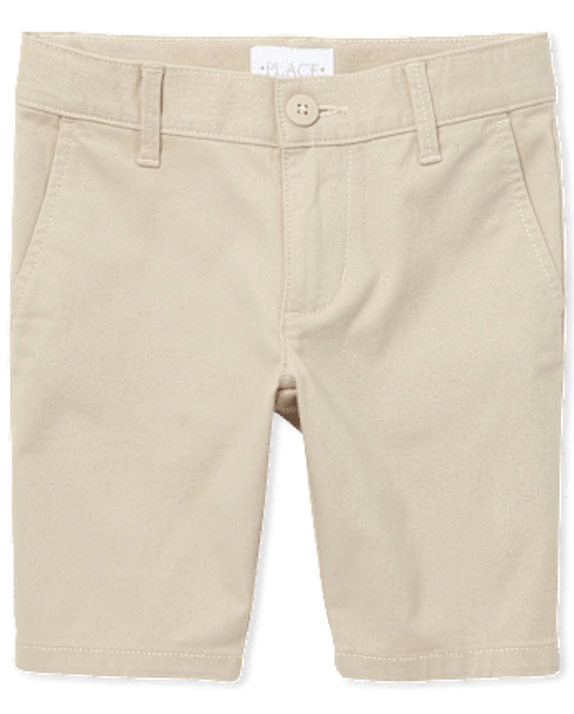 Girls Uniform Stretch Chino Shorts