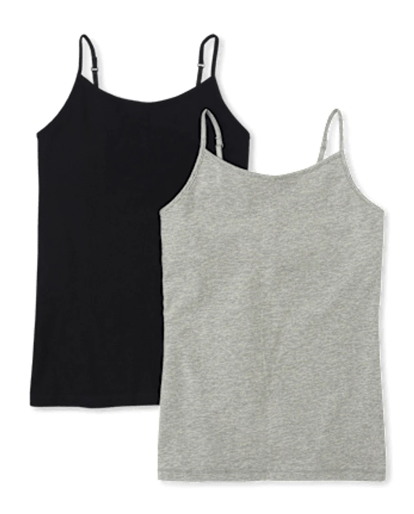 Lot de 2 camisoles basiques pour fille