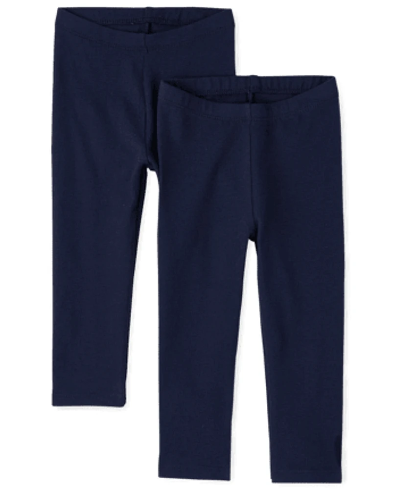 Baby And Toddler Girls Leggings 2-Pack