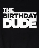 Baby And Toddler Boys Matching Family Birthday Graphic Tee
