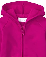 Toddler Girls Fleece Zip Up Hoodie