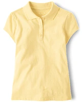 Girls Uniform Soft Jersey Polo