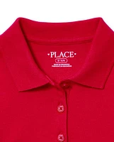 Girls Uniform Pique Polo 5-Pack