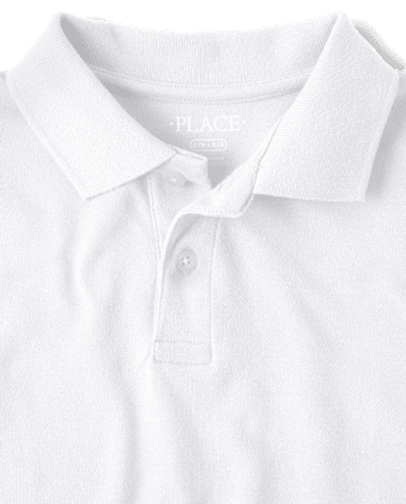 Kids Uniform Pique Polo