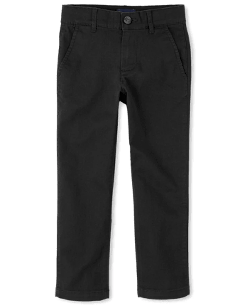 Pantalon chino skinny stretch pour garçon