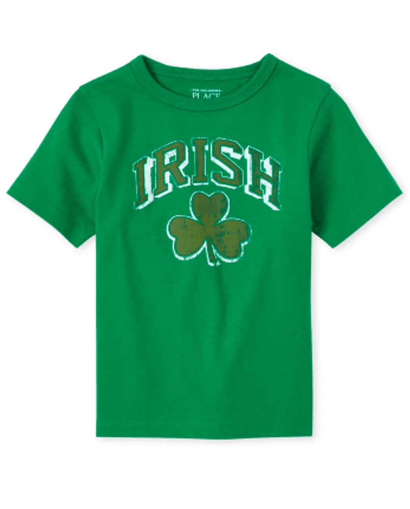 Baby And Toddler Boys Matching Family Shamrock Graphic Tee