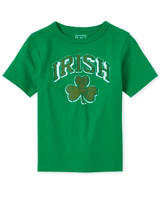 Baby And Toddler Boys Matching Family Shamrock Graphic Tee