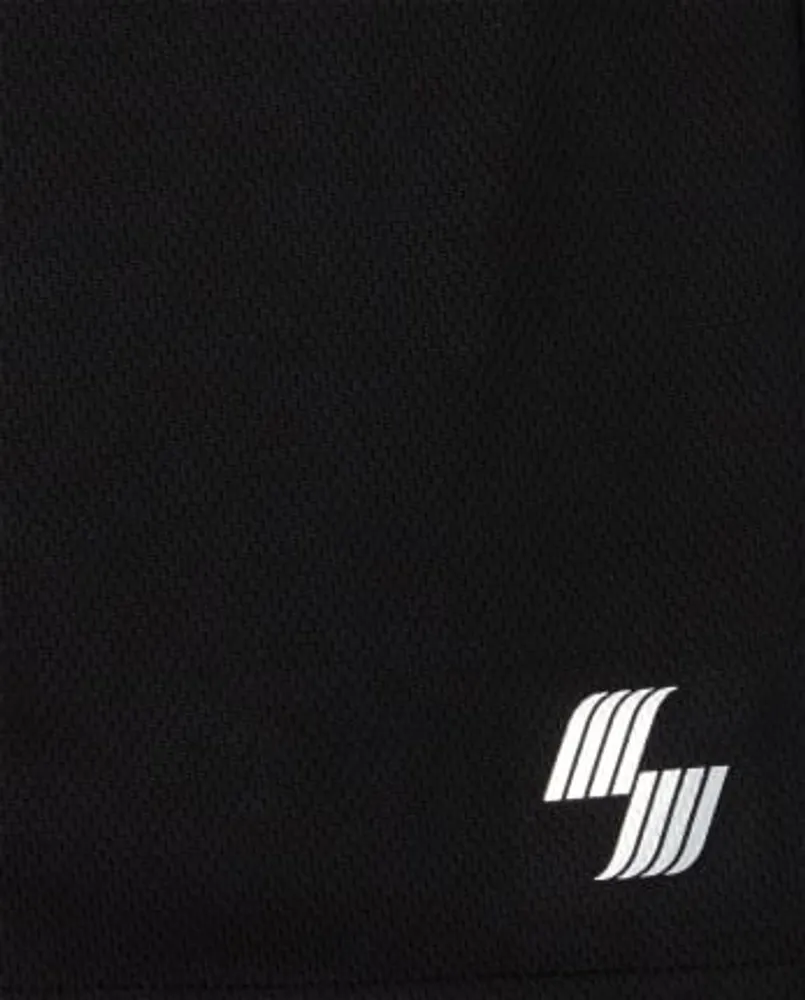 Boys Quick Dry Mesh Basketball Shorts 2-Pack