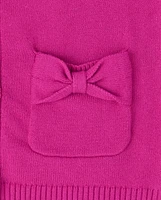 Toddler Girls Bow Cardigan