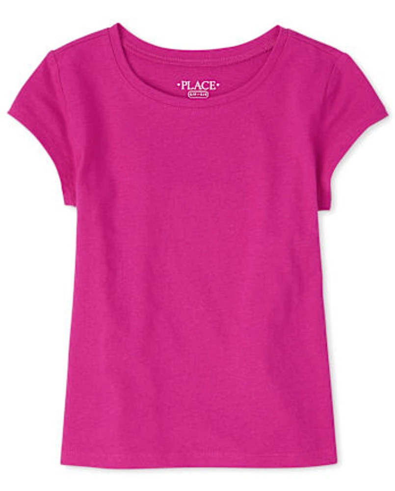 T-shirt à superposition de base pour filles