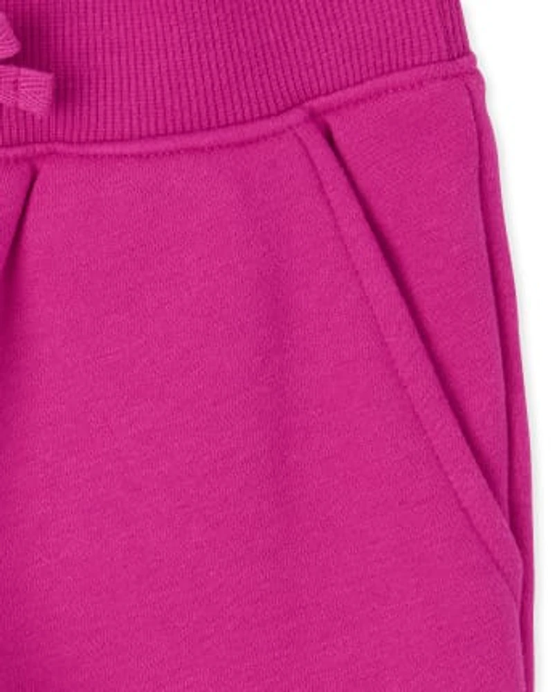 Girls Fleece Jogger Pants