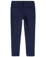 Girls Uniform Ponte Knit Pull On Jeggings 2-Pack