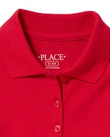 Girls Uniform Pique Polo 2-Pack