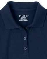 Girls Uniform Soft Jersey Polo 2-Pack