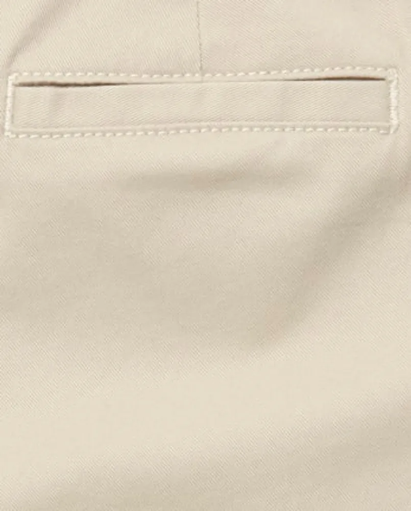 Girls Uniform Stretch Chino Shorts 2-Pack